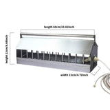 Maxbell Automatic Poultry Waterer Auto Water Dispenser for Peacock Goose Guinea Fowl 60cm