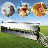 Maxbell Automatic Poultry Waterer Auto Water Dispenser for Peacock Goose Guinea Fowl 80cm