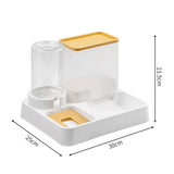 Maxbell Automatic Dog Cat Feeder 2 in 1 Feeder and Waterer Set for Small Animal Dogs