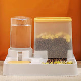 Maxbell Automatic Dog Cat Feeder 2 in 1 Feeder and Waterer Set for Small Animal Dogs