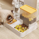 Maxbell Automatic Dog Cat Feeder 2 in 1 Feeder and Waterer Set for Small Animal Dogs