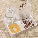 Maxbell Automatic Dog Cat Feeder 2 in 1 Feeder and Waterer Set for Small Animal Dogs