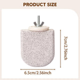 Maxbell Bird Beak Grinding Calcium Stone Perch Chewing for Lovebird Finches Squirrel S