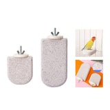 Maxbell Bird Beak Grinding Calcium Stone Perch Chewing for Lovebird Finches Squirrel S