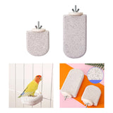 Maxbell Bird Beak Grinding Calcium Stone Perch Chewing for Lovebird Finches Squirrel S