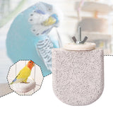 Maxbell Bird Beak Grinding Calcium Stone Perch Chewing for Lovebird Finches Squirrel S