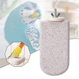 Maxbell Bird Beak Grinding Calcium Stone Perch Chewing for Lovebird Finches Squirrel L