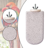 Maxbell Bird Beak Grinding Calcium Stone Perch Chewing for Lovebird Finches Squirrel L