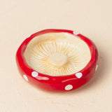 Maxbell Ceramic Hamster House Nest with Feeding Bowl for Ferret Squirrels Chinchilla Red