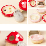 Maxbell Ceramic Hamster House Nest with Feeding Bowl for Ferret Squirrels Chinchilla Pink