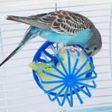 Maxbell 3 Pieces Bird Cage Food Holder Sturdy Birdcage Accessories Storage Container