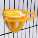 Maxbell 3 Pieces Bird Cage Food Holder Sturdy Birdcage Accessories Storage Container