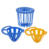 Maxbell 3 Pieces Bird Cage Food Holder Sturdy Birdcage Accessories Storage Container