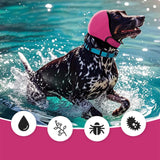 Maxbell Dog Ear Cover Ear Wrap Bath Ear Protective  Bath Swim Cap S Gray