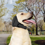 Maxbell Dog Ear Cover Ear Wrap Bath Ear Protective  Bath Swim Cap M Gray