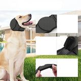 Maxbell Dog Ear Cover Ear Wrap Bath Ear Protective  Bath Swim Cap L Gray