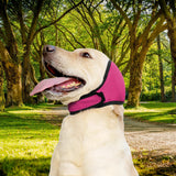 Maxbell Dog Ear Cover Ear Wrap Bath Ear Protective  Bath Swim Cap M Rose Red