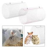 Maxbell Rabbit Tunnel Toy Small Animal Home Hideout Toy for Guinea Pig Rats Supplies White