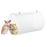 Maxbell Rabbit Tunnel Toy Small Animal Home Hideout Toy for Guinea Pig Rats Supplies White