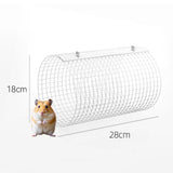Maxbell Rabbit Tunnel Toy Small Animal Home Hideout Toy for Guinea Pig Rats Supplies White
