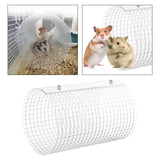 Maxbell Rabbit Tunnel Toy Small Animal Home Hideout Toy for Guinea Pig Rats Supplies White