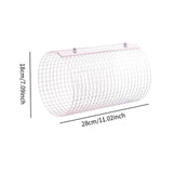 Maxbell Rabbit Tunnel Toy Small Animal Home Hideout Toy for Guinea Pig Rats Supplies Pink