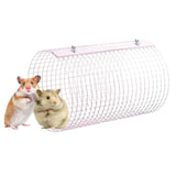 Maxbell Rabbit Tunnel Toy Small Animal Home Hideout Toy for Guinea Pig Rats Supplies Pink