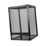 Snake Alumuninum Screen Cage 360 Degree View Easy Assembly Reptile Terrarium 43x43x66cm