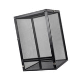 Snake Alumuninum Screen Cage 360 Degree View Easy Assembly Reptile Terrarium 43x43x66cm