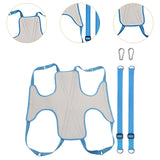 Maxbell Dog Grooming Hammock Pet Grooming Harness for Bathing Nail Trimming M Blue
