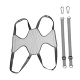 Maxbell Dog Grooming Hammock Pet Grooming Harness for Bathing Nail Trimming M Gray