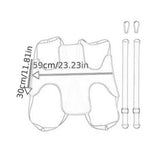 Maxbell Dog Grooming Hammock Pet Grooming Harness for Bathing Nail Trimming L Gray