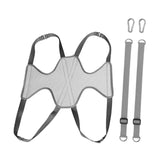 Maxbell Dog Grooming Hammock Pet Grooming Harness for Bathing Nail Trimming L Gray