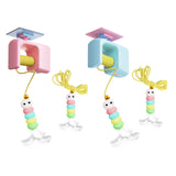 Maxbell Cat Toys for Indoor Cats Exercise Versatile Compact Space Saving Kitten Toys Pink