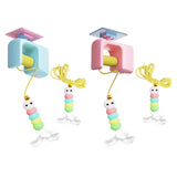 Maxbell Cat Toys for Indoor Cats Exercise Versatile Compact Space Saving Kitten Toys Pink