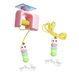 Maxbell Cat Toys for Indoor Cats Exercise Versatile Compact Space Saving Kitten Toys Pink