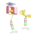 Maxbell Cat Toys for Indoor Cats Exercise Versatile Compact Space Saving Kitten Toys Pink