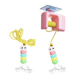 Maxbell Cat Toys for Indoor Cats Exercise Versatile Compact Space Saving Kitten Toys Pink