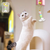 Maxbell Cat Toys for Indoor Cats Exercise Versatile Compact Space Saving Kitten Toys Pink