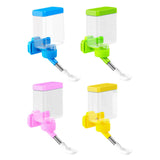 Maxbell Bird Waterer Cage Mounted Bird Cage Feeder for Pet Parrot Parakeet Lovebirds Blue