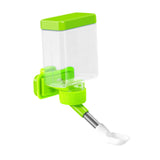 Maxbell Bird Waterer Cage Mounted Bird Cage Feeder for Pet Parrot Parakeet Lovebirds Green