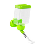 Maxbell Bird Waterer Cage Mounted Bird Cage Feeder for Pet Parrot Parakeet Lovebirds Green