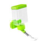 Maxbell Bird Waterer Cage Mounted Bird Cage Feeder for Pet Parrot Parakeet Lovebirds Green