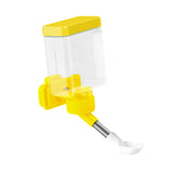 Maxbell Bird Waterer Cage Mounted Bird Cage Feeder for Pet Parrot Parakeet Lovebirds Yellow