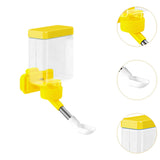 Maxbell Bird Waterer Cage Mounted Bird Cage Feeder for Pet Parrot Parakeet Lovebirds Yellow
