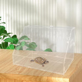 Maxbell Reptile Breeding Box Transparent Snake Breeding Box for Snake Frogs Scorpion L
