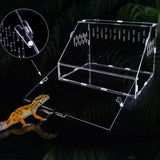 Maxbell Reptile Breeding Box Transparent Snake Breeding Box for Snake Frogs Scorpion L