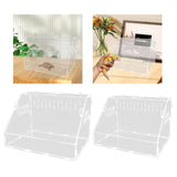 Maxbell Reptile Breeding Box Transparent Snake Breeding Box for Snake Frogs Scorpion L