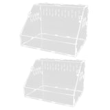 Maxbell Reptile Breeding Box Transparent Snake Breeding Box for Snake Frogs Scorpion L