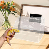 Maxbell Reptile Breeding Box Transparent Snake Breeding Box for Snake Frogs Scorpion S